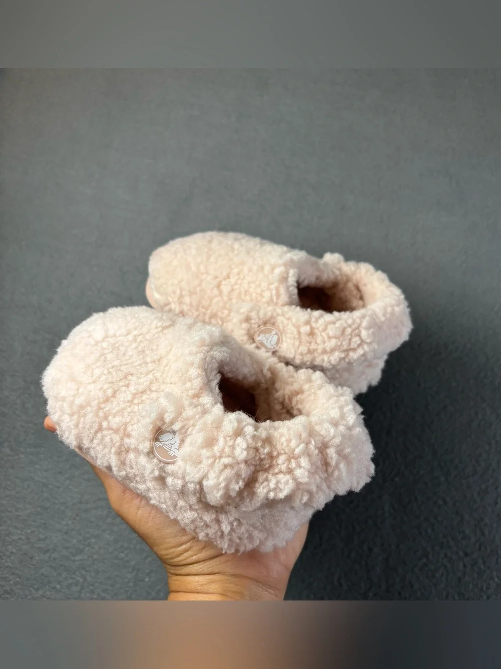Crocs Classic Cozzzy Slipper Pink Clay toddler Size 4C